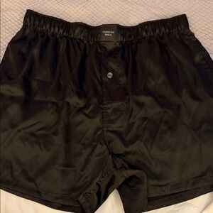 American Eagle Outfitters Satin Black Boxers